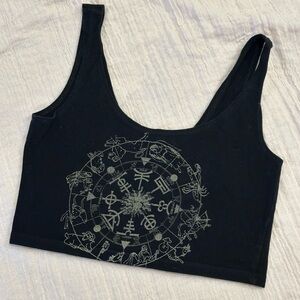 Urban Outfitters Horoscopes Blank Tank Top